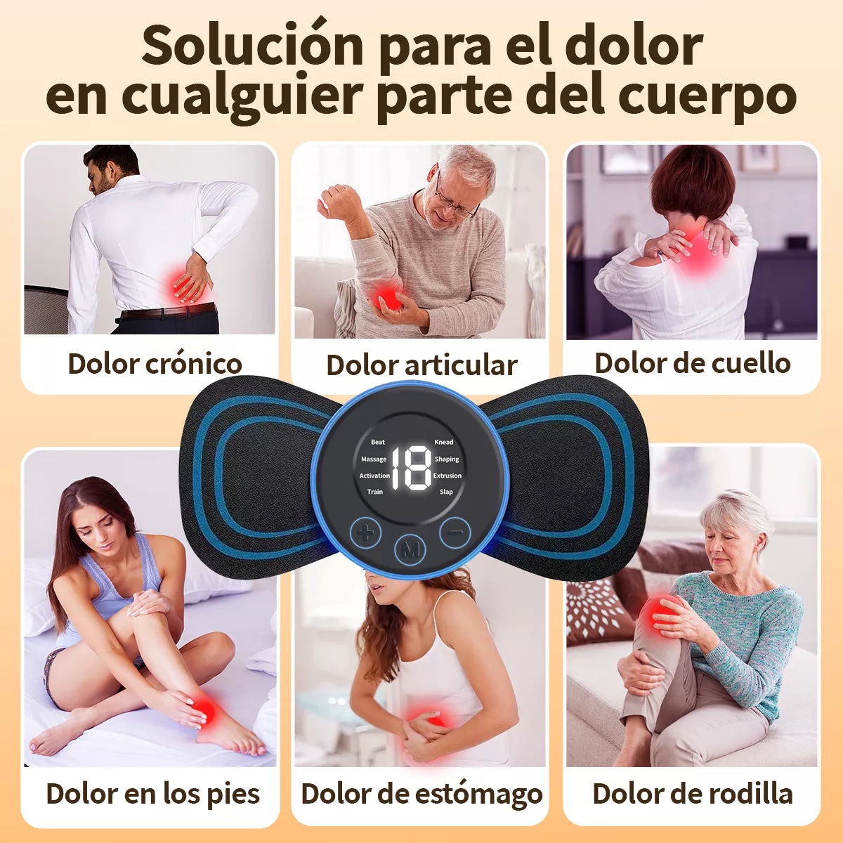 Estimulador Muscular Eléctrico Portátil